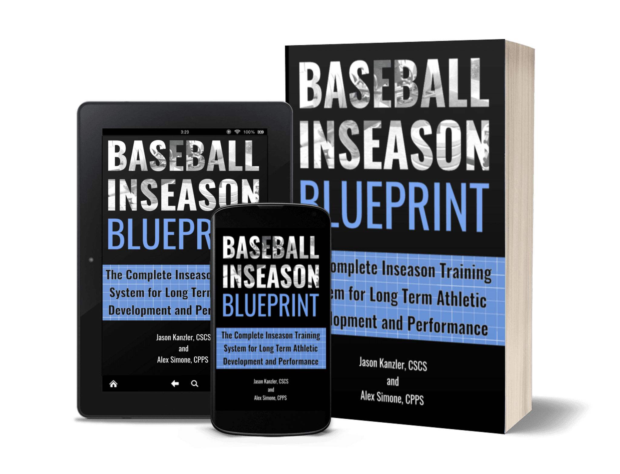 Inseason program cover in three formats